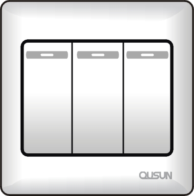 三位單極大蹺板開關(guān)